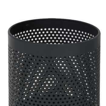 南 GPX-48 南方圆形垃圾桶 黑色 酒店宾馆商用客房垃圾桶 居家房间桶 果皮桶