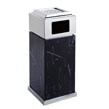 南 GPX-7D04 金盖座地 南方烟灰桶 镜钢 办公楼立式座地烟灰桶户外垃圾箱大厅大堂电梯口烟灰桶