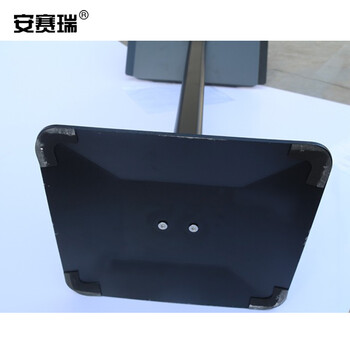 安赛瑞 翻页展示架 广告立牌落地式菜单菜谱翻页展架指示牌文件合同公示架A4黑色 23820