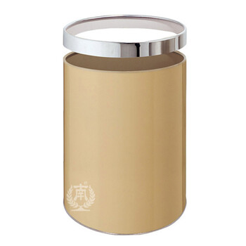 南 GPX-21 南方房间垃圾桶 中号杏色 商用酒店宾馆客房垃圾桶带活动钢圈 房间桶 果皮桶