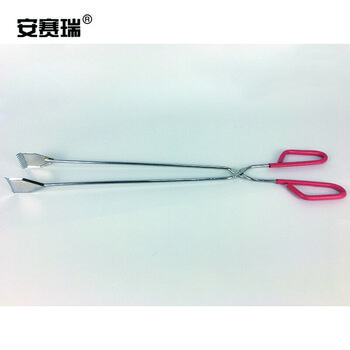 安赛瑞 环卫垃圾钳 长塑柄垃圾拾物器取物器 火钳碳夹煤球钳烧烤夹子 58cm5把装 24479