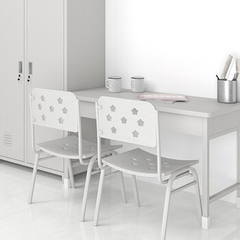 京顿办公椅学习椅培训椅阅览室椅子宿舍学习椅78*52*48.5cm