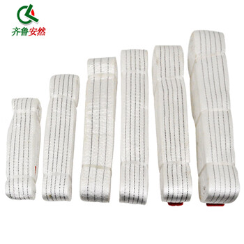 齐鲁安然 扁平吊装带 双扣环形工业起重 行车吊带 吊装绳 吊装工具 起重带 尼龙捆绑带 3吨2米