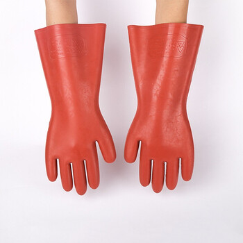 踏雪(TAXUE)12KV橡胶电绝缘手套 电压等级4500V 电工电力配电房防触电 T定做 1双