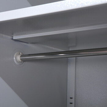 万尊 钢制储物柜3门1800*900*420mm 加厚款铁皮柜工服柜鞋柜更衣柜寄存柜