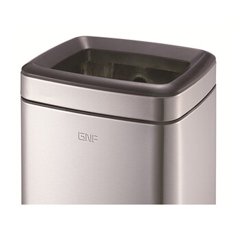 南 SF8-F01 长方形房间桶 商用酒店宾馆客房不锈钢南方垃圾桶 果皮桶 砂钢 内桶容量8升