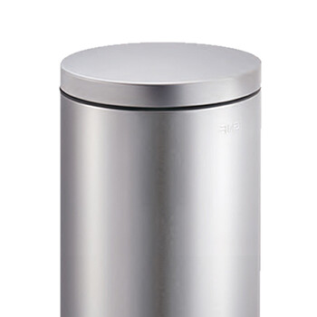 南 SJ30-Y01 南方圆形脚踏桶  砂银钢 商用酒店宾馆客房不锈钢垃圾桶 果皮桶 防指纹房间桶 内桶容量30升