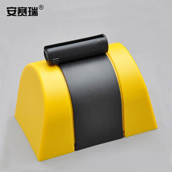 安赛瑞 壁挂式伸缩隔离带 墙面挂壁式警戒隔离线 工厂车间银行商场护栏安全线 长10m蓝色 11319