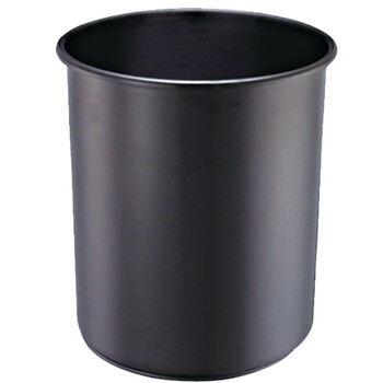 南 GPX-3C 铝合金圆形房间桶 黑色 南方商用垃圾桶 酒店宾馆客房果皮桶