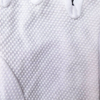 者也（ZYE）礼仪手套 加厚棉汗布劳保手套检阅表演白手套 棉点塑防滑10双 