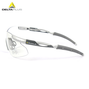 代尔塔（Deltaplus）101109 运动骑行护目眼镜 防雾防冲击防刮擦 透明色 1付