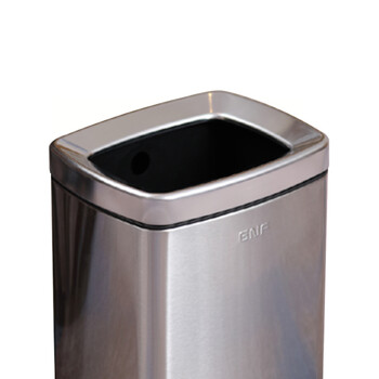 南 SF8-F01 长方形房间桶 商用酒店宾馆客房不锈钢南方垃圾桶 果皮桶 砂钢 内桶容量8升