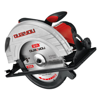 泉有（quanyou）电圆锯 QY-5235NM 电圆锯2100W木材电锯手锯台锯木工工具235mm