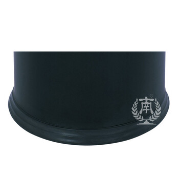 南 GPX-45 南方多层圆形垃圾桶 金圈黑色 商用酒店宾馆客房垃圾桶 房间桶 果皮桶 内桶容量9.8升