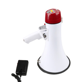 巨成 30W大功率喊话器录音喇叭手持扩音器大尺寸大音量 带报警手麦支持USB/SD卡播放 一个装 企业定制