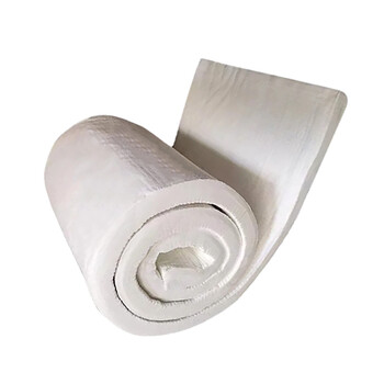 企桥 耐火硅酸铝针刺毯含锆型陶瓷纤维毯耐高温1430度隔热保温棉无石棉 含锆型（长1米X宽0.61米）X20mm