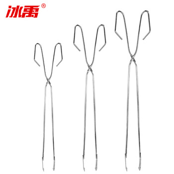 冰禹 BY-300 不锈钢色垃圾钳子 电镀环卫垃圾夹 拾物夹 捡垃圾夹子 68cm