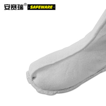 安赛瑞 冬季中筒雨鞋棉套 加厚防寒保暖内衬皮口袜套 可拆卸加绒内胆 42码 25533-42