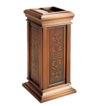 南 GPX-8D04 皇家座地南方烟灰桶 古铜 商场垃圾桶 酒店落地烟灰桶立式果皮桶商场垃圾筒