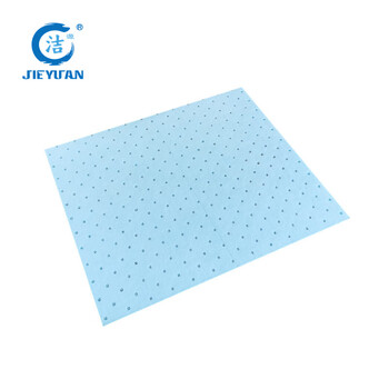 新络 CB2002X蓝色碱性化学品吸附片480*380*2MM危害品吸收片撕线设计分开使用更节省片状吸附棉