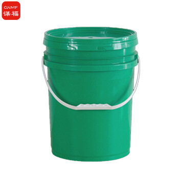 谋福1110 塑料桶密封桶小水桶包装桶 龙虾打包桶（塑料桶（20L绿色 加厚带提手））