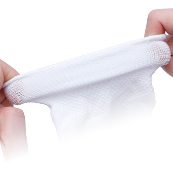 者也（ZYE）礼仪手套 加厚耐磨防滑尼龙点胶手套男女点塑手套 尼龙点塑防滑 白色12双