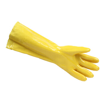 东亚/博尔格 045耐酸碱浸塑手套 防油耐磨防滑防毒 化工电镀机械加工 定做 均码 1副