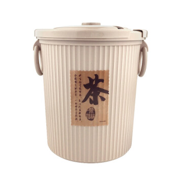 庄太太【小号咖啡色带球管】塑料茶渣过滤垃圾桶ZTT-9602