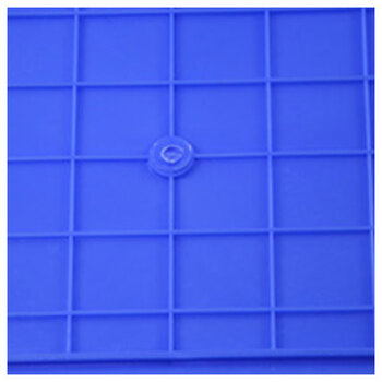 海斯迪克 HKCC05 零件盒分隔箱 货架物料盒 塑料分格箱 五金工具收纳箱分隔 螺丝盒 3格蓝350*200*85mm