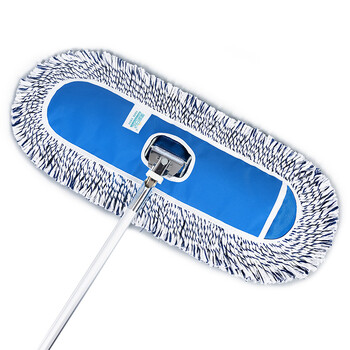 美家日记 商用平板拖把 物业保洁大号尘推 木地板大理石瓷砖吸水棉纱地推 豪华加厚款平板拖把60CM