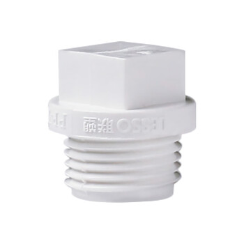 联塑 LESSO 螺纹堵头(PP-R 配件)白色 dn1/2＂