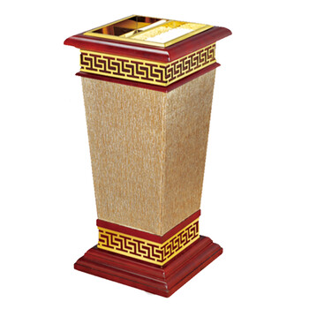 南 GPX-182E 南方宝钻烟灰桶 红木色 商场垃圾筒酒店落地烟灰桶立式果皮桶 商用垃圾桶