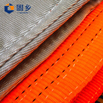 固乡（彩色）扁平吊装带双扣环形起重吊装带行车吊装绳吊装工具捆绑带吊装带【定制款发货3天左右】5吨3米