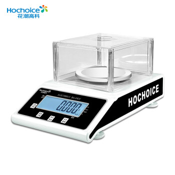  花潮高科（Hochoice）电子台秤电子天平0.1g实验室精准克称药材天平秤 15kg/0.1g 方盘 HC150001XG 600756