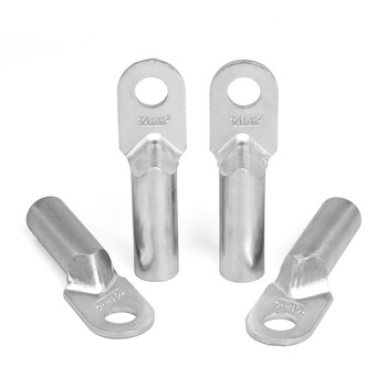 BOWERY DT铜鼻子电缆接头DT-120平方铜接线端子线鼻子紫铜镀锡线耳紫铜端子厂家配送 1个