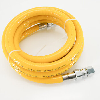 海斯迪克 HKZ-107 304不锈钢天然气燃气管 4分插口＋插口 50cm 金属波纹软管