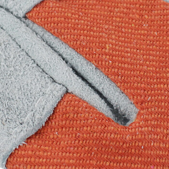 求同 焊接手套 牛皮电焊手套 耐磨耐高温透气机械制造工作手套 5202 25cm