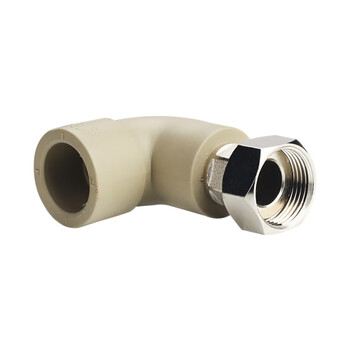 联塑 LESSO 活接弯头(塑胶管与金属外螺纹连接)(PP-R 配件)灰色 dn20X1/2＂