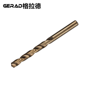 格拉德（GERAD）G111135  高速钢含钴HSS-CO直柄麻花钻头M35钴钻13.5mm (单支) 不锈钢打孔钻头