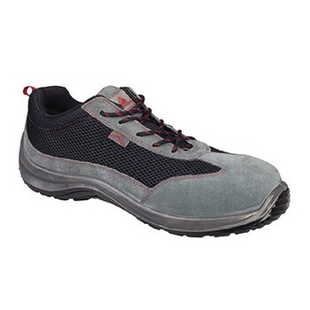 代尔塔301223   ASTI 12KV彩虹系列简约版防砸防刺穿12KV绝缘鞋 灰色 44*1双