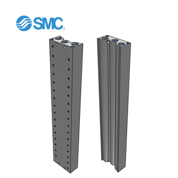SMC SS5Y7-20-16 5通电磁阀 直接配管型集装式 整块型底板/各自配线 集装式型号 20型16阀 适用SY7000系列