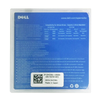 戴尔（DELL） 数据记录磁带LTO3/LTO4/LTO5/LTO6/LTO7服务器工作站存储配件 LTO5（1.5TB-3TB）