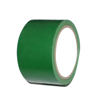 谋福（CNMF）84826 警示胶带 地板胶带斑马线胶带 安全警示胶带 地面标识警戒线 （ 加宽6cm款 绿色）