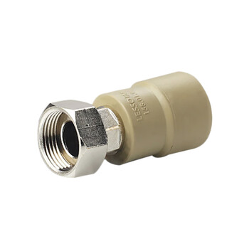 联塑 LESSO 活接头Ⅰ(塑胶管与金属外螺纹连接)(PP-R 配件)灰色 dn20X3/4＂