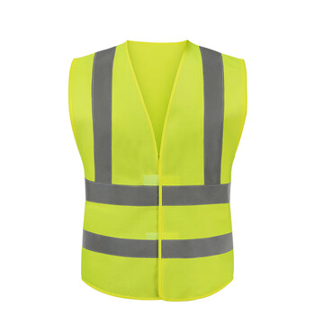 星工（XINGGONG）反光背心 马甲反光服骑行交通警示服安全员环卫荧光衣 荧光黄XGG-021