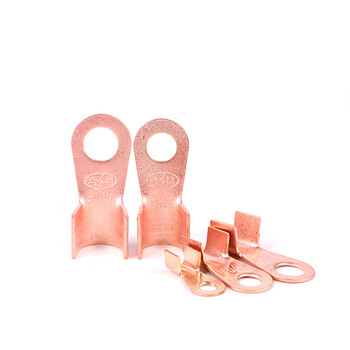 牧栖 开口鼻 铜开口接线鼻 铜鼻子 铜接线耳 铜接线端子250A 20支/包 企业定制