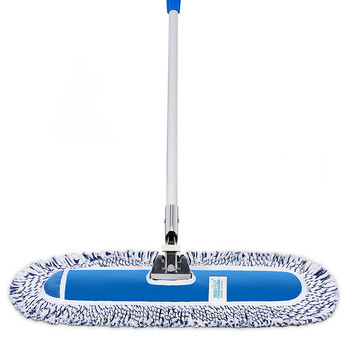 美家日记 商用平板拖把 物业保洁大号尘推 木地板大理石瓷砖吸水棉纱地推 豪华加厚款平板拖把60CM