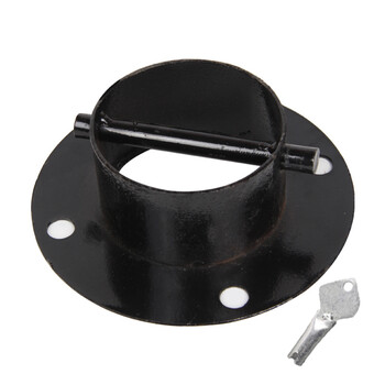 坚冠 金属带钥匙活动路桩 停车位立柱 警示柱交通安全设施挡车柱车位锁