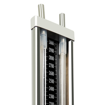 匡建仪表（CONJANT）BYY型不锈钢U型压力计 封闭式压差表 水柱表测压天然气管道压力计 压差计 0-3000pa