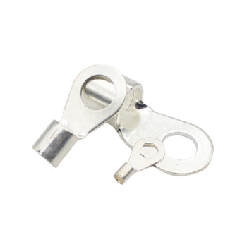 广邦 冷压接线端子OT6-6 圆形裸端头 开口铜鼻子 O型线耳 接线鼻 黄铜镀银 1000只/包